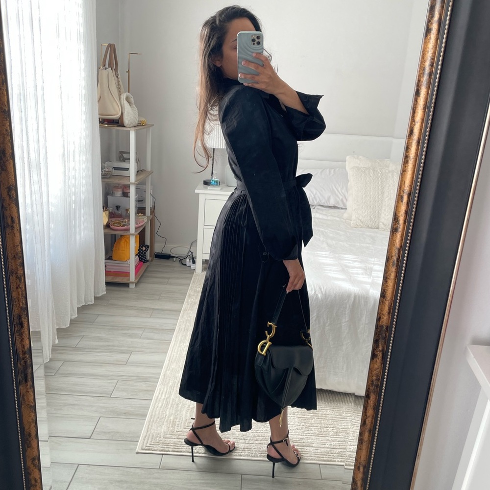 Banana Republic Black Long Sleeve Dress - Picture 3 of 5